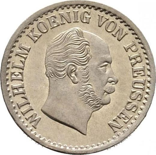 Аверс монеты - 1 серебряный грош 1872 года A - цена серебряной монеты - Пруссия, Вильгельм I