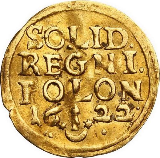 Реверс монеты - Шеляг 1622 года Золото - цена золотой монеты - Польша, Сигизмунд III Ваза