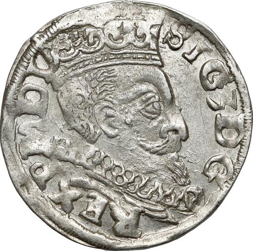 Awers monety - Trojak 1598 IF "Mennica lubelska" - cena srebrnej monety - Polska, Zygmunt III