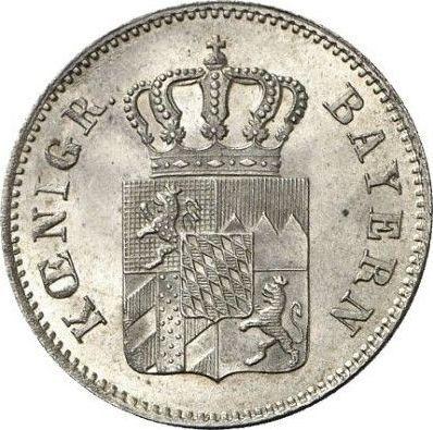 Awers monety - 6 krajcarów 1850 - cena srebrnej monety - Bawaria, Maksymilian II