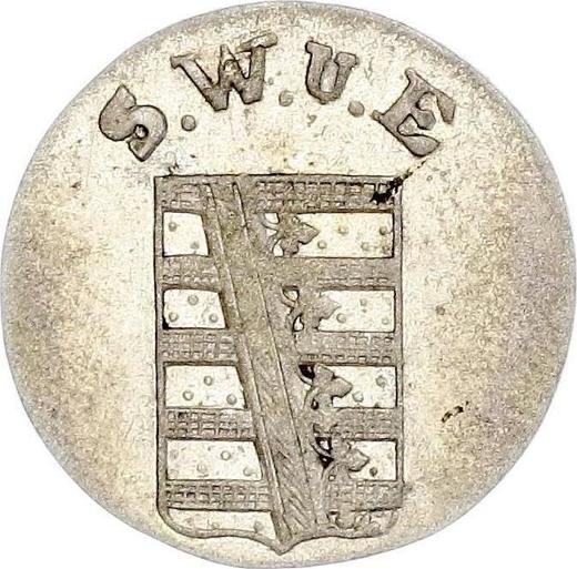Аверс монеты - 1/48 талера 1813 года - цена серебряной монеты - Саксен-Веймар-Эйзенах, Карл Август