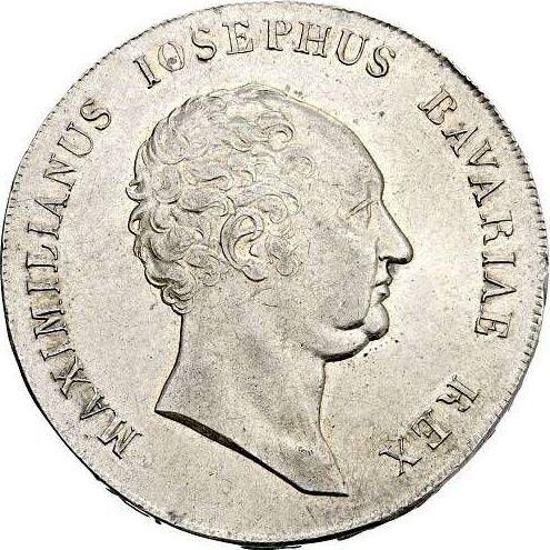 Anverso Tálero 1816 "Tipo 1809-1825" - valor de la moneda de plata - Baviera, Maximilian I