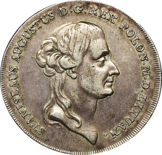 Аверс монеты - Талер 1788 года EB - цена серебряной монеты - Польша, Станислав II Август