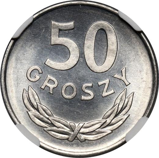 Reverse 50 Groszy 1977 MW - Poland, Peoples Republic