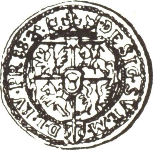 Реверс монеты - Дукат 1588 года "Тип 1588-1590" - цена золотой монеты - Польша, Сигизмунд III Ваза