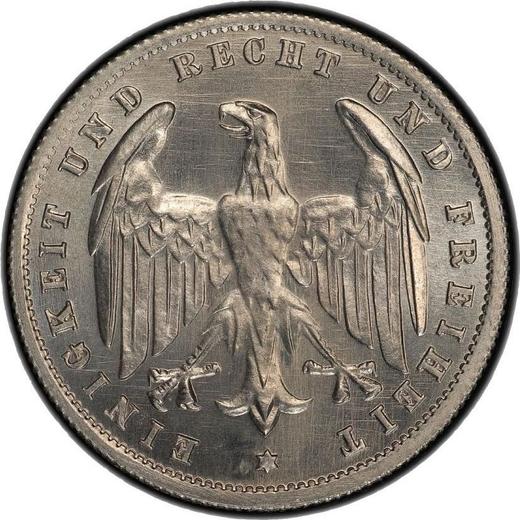 Anverso 500 marcos 1923 F - valor de la moneda  - Alemania, República de Weimar