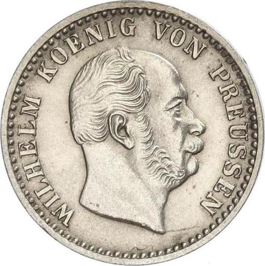 Аверс монеты - 2 1/2 серебряных гроша 1871 года C - цена серебряной монеты - Пруссия, Вильгельм I