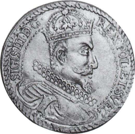 Аверс монеты - 3 дуката 1612 года - цена золотой монеты - Польша, Сигизмунд III Ваза