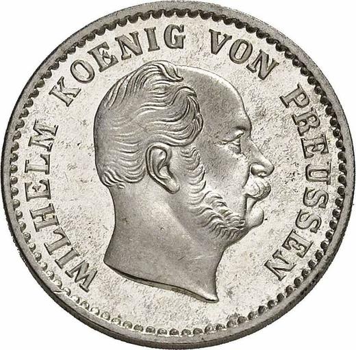 Awers monety - 2-1/2 silbergroschen 1862 A - cena srebrnej monety - Prusy, Wilhelm I