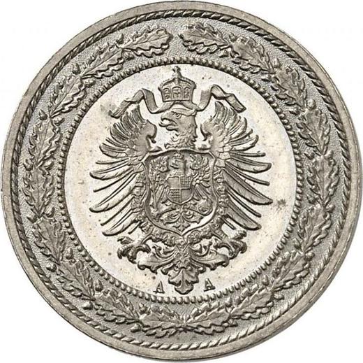 Rewers monety - 20 fenigów 1888 A "Typ 1887-1888" - cena  monety - Niemcy, Cesarstwo Niemieckie