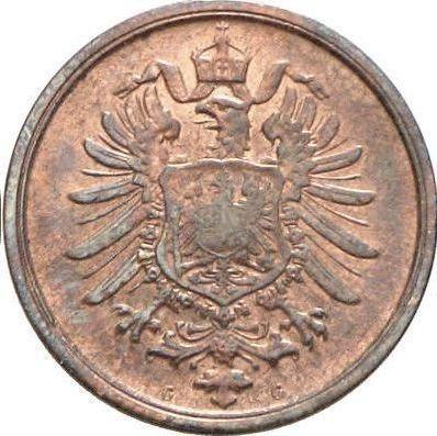 Реверс монеты - 2 пфеннига 1873 года G "Тип 1873-1877" - цена  монеты - Германия, Германская Империя