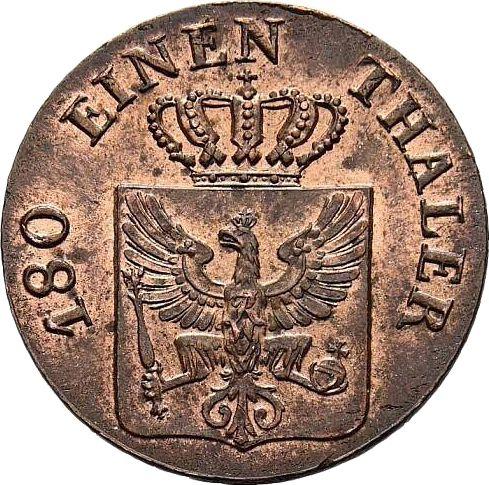 Anverso 2 Pfennige 1839 A - valor de la moneda  - Prusia, Federico Guillermo III