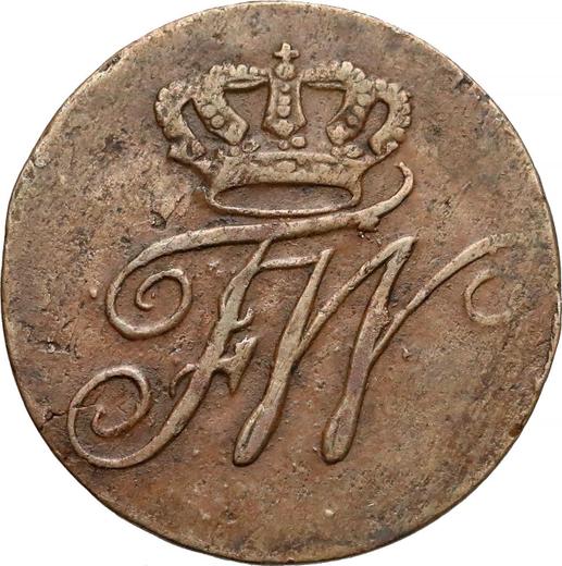 Anverso 1 Pfennig 1804 A "Tipo 1799-1806" - valor de la moneda  - Prusia, Federico Guillermo III