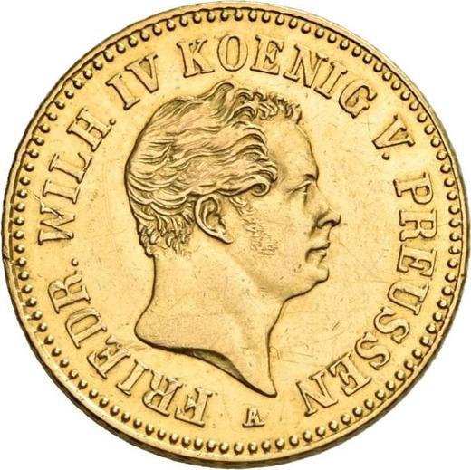 Anverso Frederick D'or 1846 A - valor de la moneda de oro - Prusia, Federico Guillermo IV