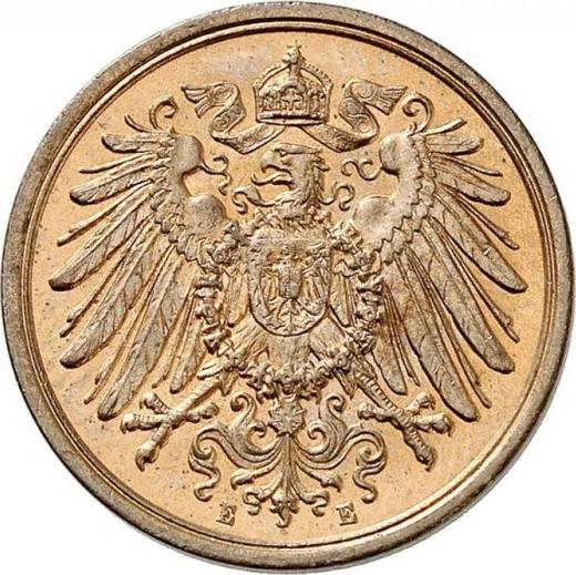 Реверс монеты - 2 пфеннига 1907 года E "Тип 1904-1916" - цена  монеты - Германия, Германская Империя