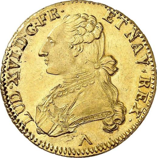 Obverse Double Louis d'Or 1779 W Lille - France, Louis XVI