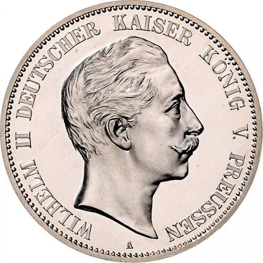 Anverso 5 marcos 1904 A "Prusia" - valor de la moneda de plata - Alemania, Imperio alemán
