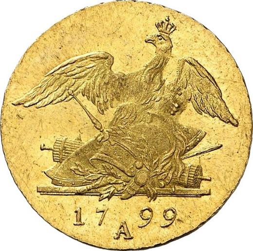 Revers Friedrich d`or 1799 A - Goldmünze Wert - Preußen, Friedrich Wilhelm III