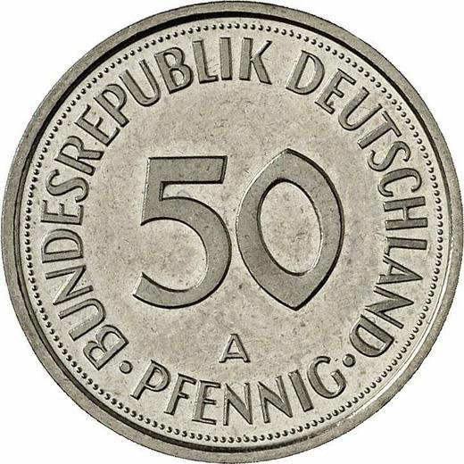Anverso 50 Pfennige 1995 A - valor de la moneda  - Alemania, RFA