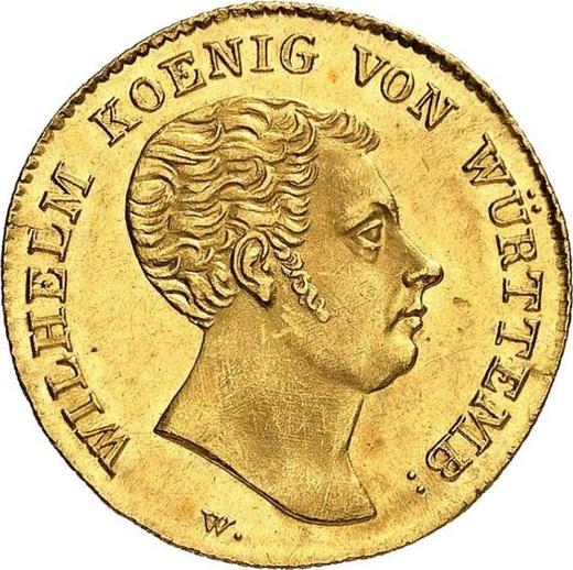 Аверс монеты - Дукат 1818 года W - цена золотой монеты - Вюртемберг, Вильгельм I