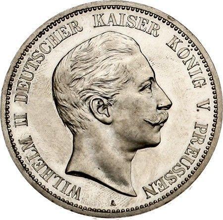 Obverse 5 Mark 1894 A "Prussia" - Silver Coin Value - Germany, German Empire