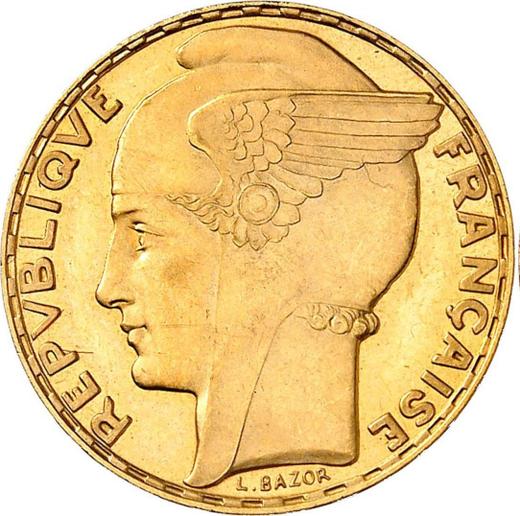 Obverse 100 Francs 1936 "Type 1929-1936" Paris - France, Third Republic