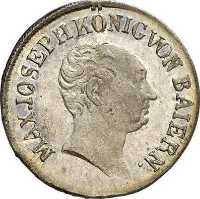 Awers monety - 3 krajcary 1809 - cena srebrnej monety - Bawaria, Maksymilian I