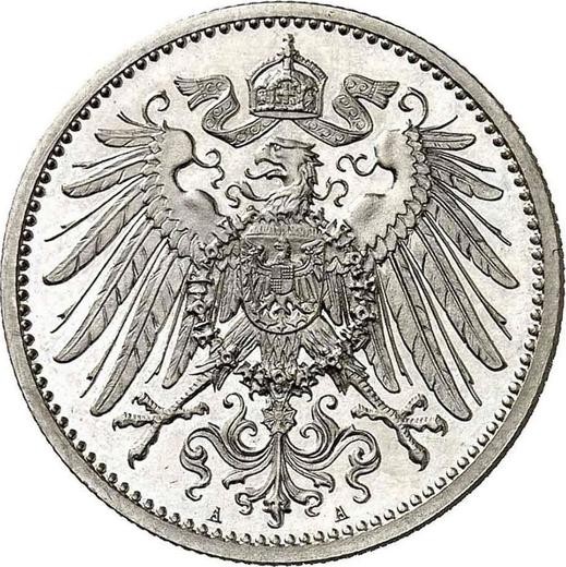 Reverso 1 marco 1904 A "Tipo 1891-1916" - valor de la moneda de plata - Alemania, Imperio alemán