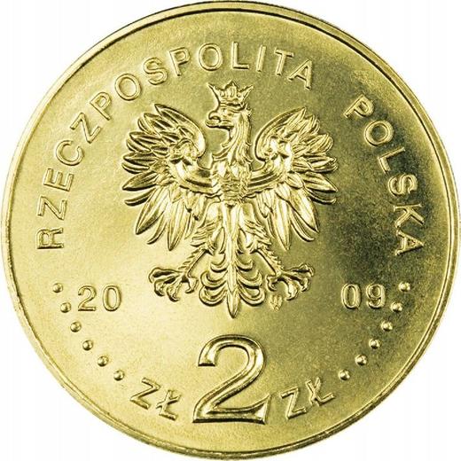 Аверс монеты - 2 злотых 2009 года MW UW "Выборы 4 июня 1989" - цена  монеты - Польша, III Республика после деноминации
