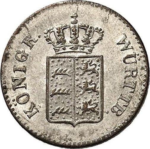 Obverse Kreuzer 1852 - Silver Coin Value - Württemberg, William I