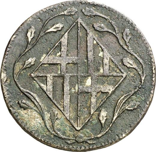 Аверс монеты - 4 куарто 1812 года "Литьё" - цена  монеты - Испания, Жозеф Бонапарт