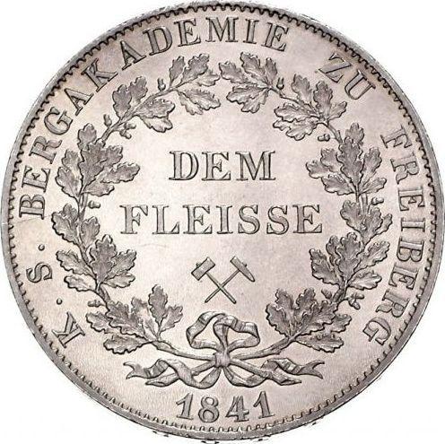 Реверс монеты - 2 талера 1841 года G "Премия за трудолюбие" - цена серебряной монеты - Саксония-Альбертина, Фридрих Август II