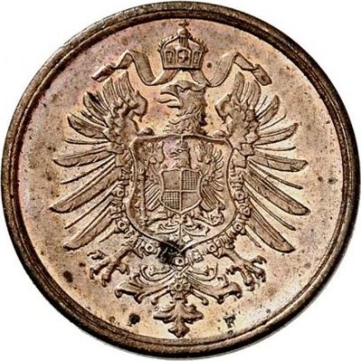 Revers 2 Pfennig 1873 F "Typ 1873-1877" - Münze Wert - Deutschland, Deutsches Kaiserreich