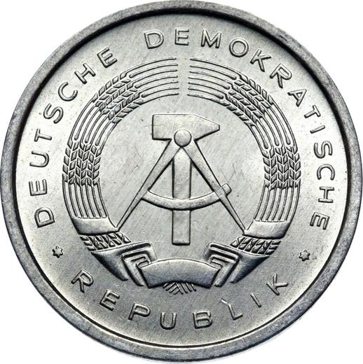 Реверс монеты - 5 пфеннигов 1978 года A - цена  монеты - Германия, ГДР