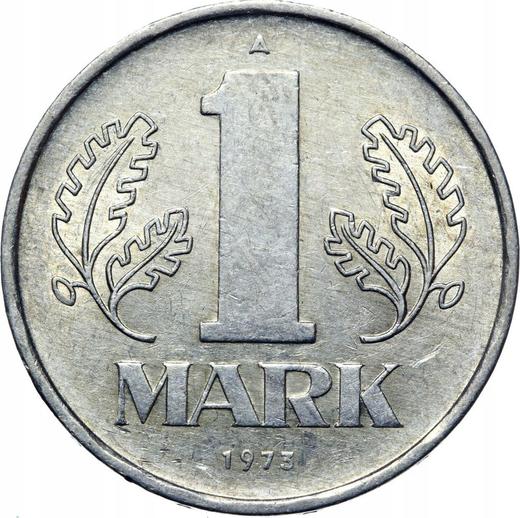 Anverso 1 marco 1973 A - valor de la moneda  - Alemania, República Democrática Alemana (RDA)