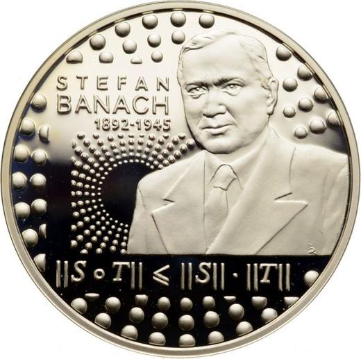 Реверс монеты - 10 злотых 2012 года MW RK "120 лет со дня рождения Стефана Банаха" - цена серебряной монеты - Польша, III Республика после деноминации