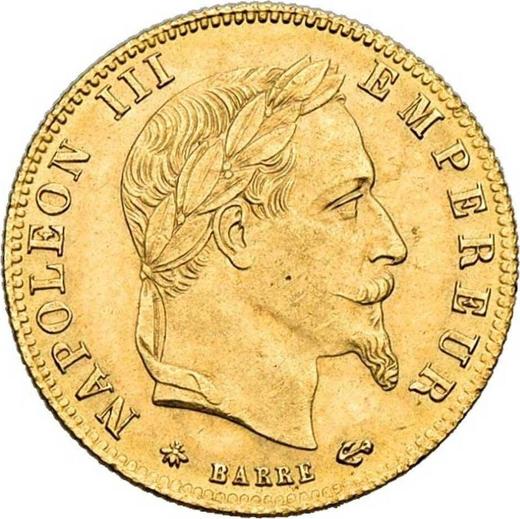 Obverse 5 Francs 1866 A "Type 1862-1869" Paris - France, Napoleon III