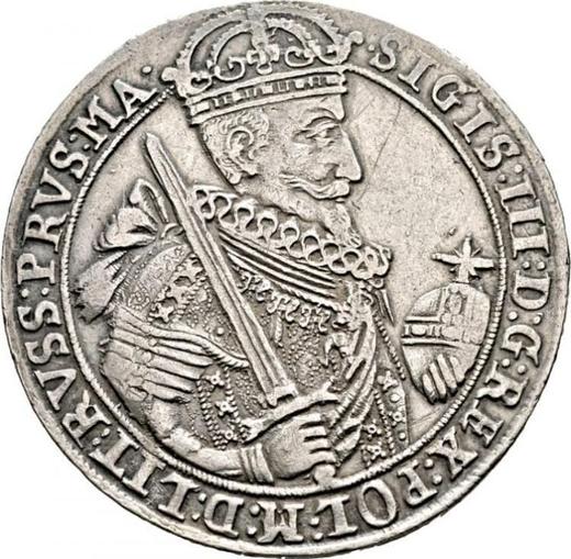 Anverso Tálero 1627 "Tipo 1618-1630" - valor de la moneda de plata - Polonia, Segismundo III