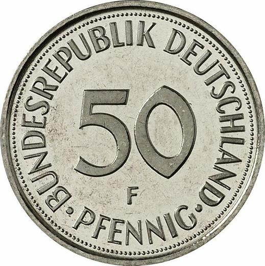 Anverso 50 Pfennige 1995 F - valor de la moneda  - Alemania, RFA