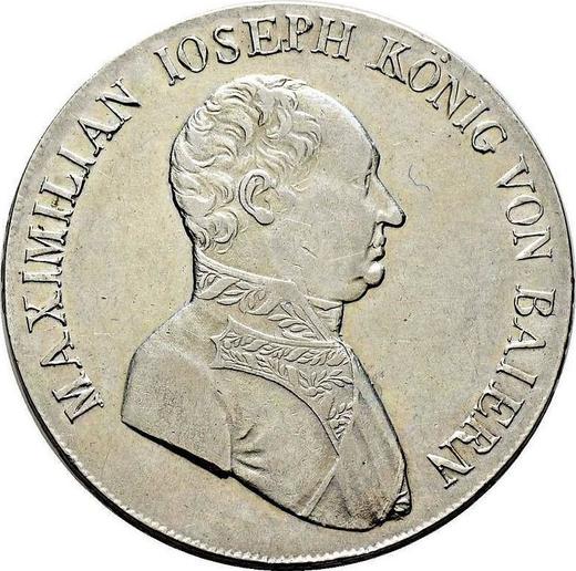 Anverso Tálero 1814 "Tipo 1807-1825" - valor de la moneda de plata - Baviera, Maximilian I