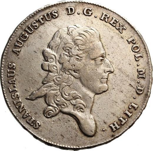 Anverso Tálero 1776 EB Inscripción "LITH" - valor de la moneda de plata - Polonia, Estanislao II Poniatowski