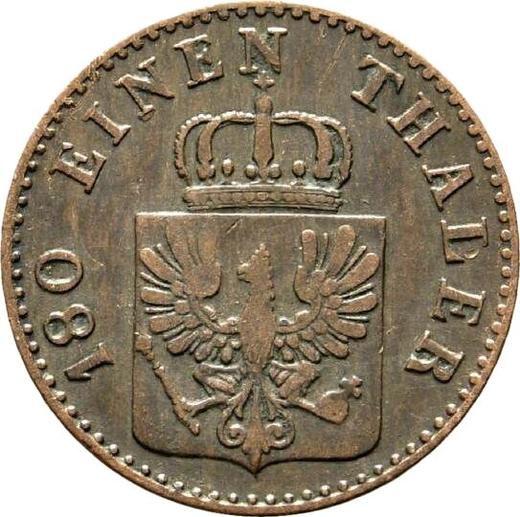 Аверс монеты - 2 пфеннига 1859 года A - цена  монеты - Пруссия, Фридрих Вильгельм IV