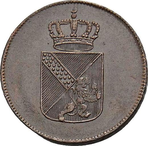 Awers monety - 1 krajcar 1811 - cena  monety - Badenia, Karol Fryderyk