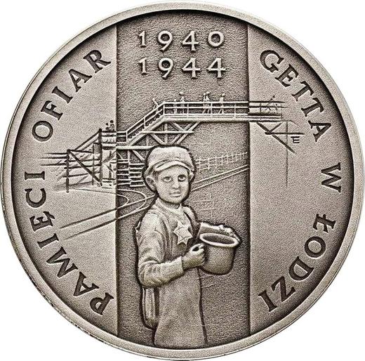 Reverso 20 eslotis 2004 MW ET "En memoria de las víctimas del gueto en Lodz" - valor de la moneda de plata - Polonia, República moderna