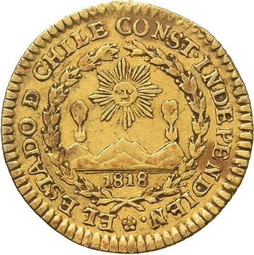 Avers 1 Escudo 1828 So I - Goldmünze Wert - Chile, Republik
