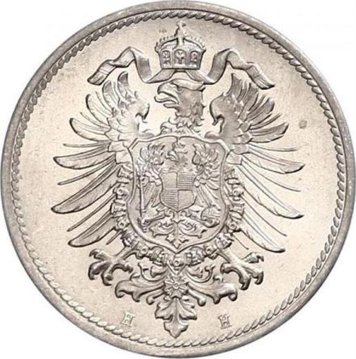 Реверс монеты - 10 пфеннигов 1874 года H "Тип 1873-1889" - цена  монеты - Германия, Германская Империя