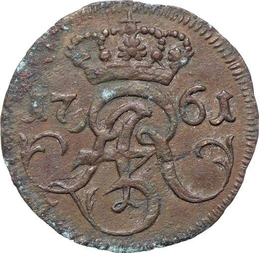 Аверс монеты - Шеляг 1761 года "Эльблонгский" - цена  монеты - Польша, Август III