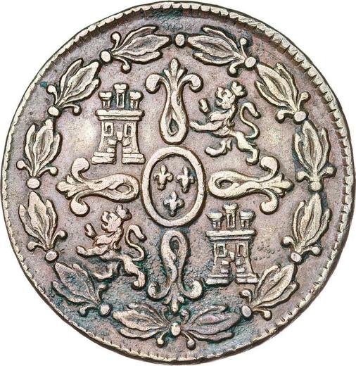 Rewers monety - 4 maravedis 1774 - cena  monety - Hiszpania, Karol III