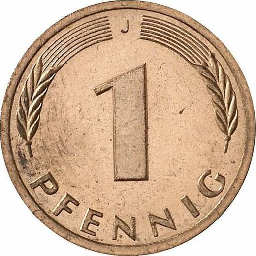 Аверс монеты - 1 пфенниг 1984 года J - цена  монеты - Германия, ФРГ