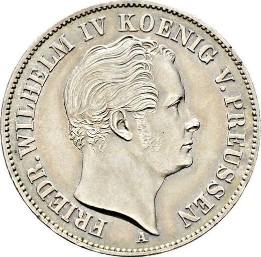 Аверс монеты - Талер 1849 года A - цена серебряной монеты - Пруссия, Фридрих Вильгельм IV